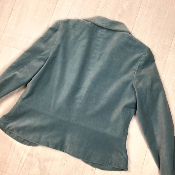 Velvet Blazer Rhinestone Buttons - Picture 3 of 10